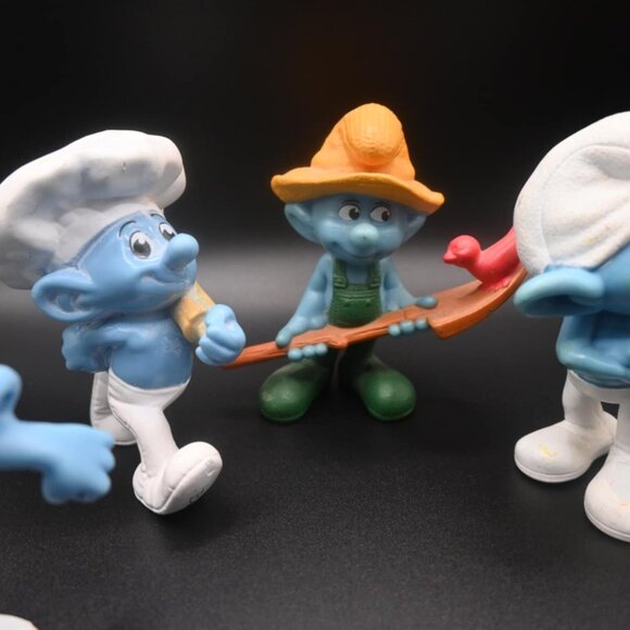 Lot of 5 McDonalds 2011 Happy Meal toy smurfs - Picture 4 of 4
